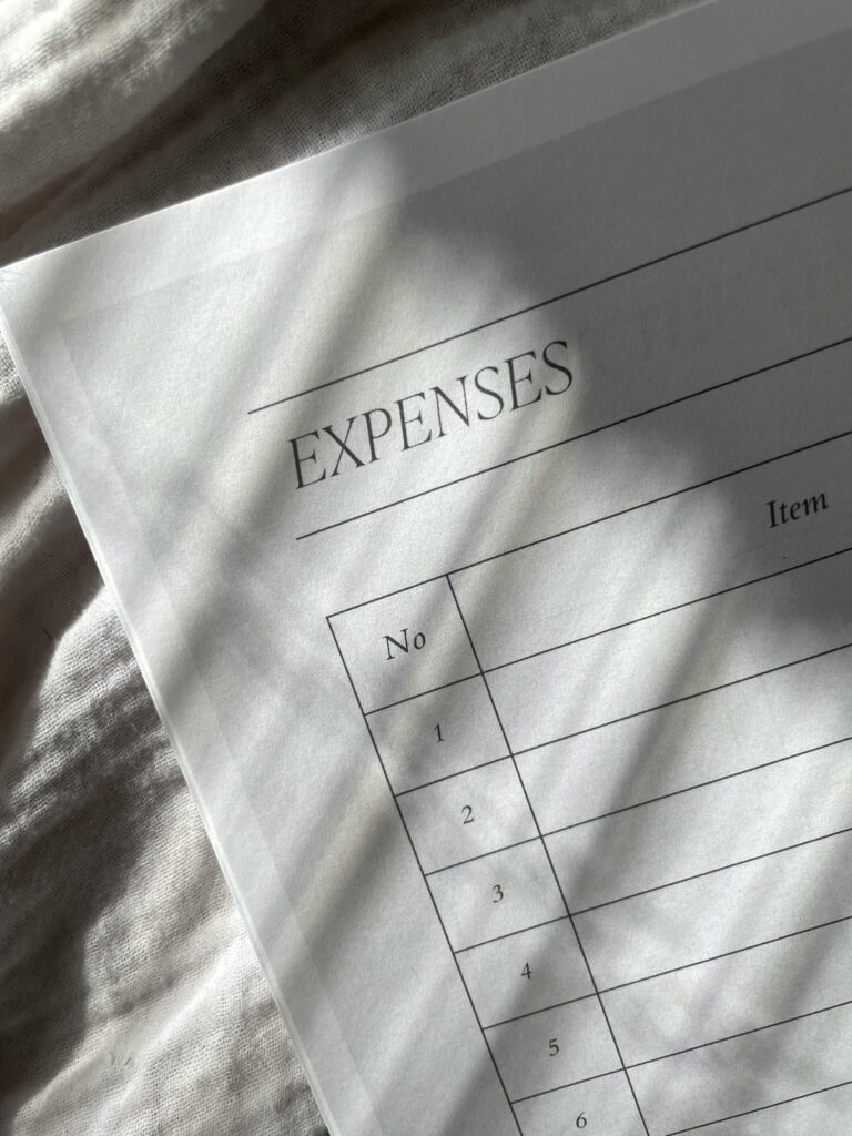 Claiming a deduction for the expenses of a property business